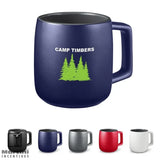 15 Oz Geo Square Handle Ceramic Mug CM113