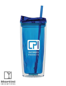 16 oz Glacier Acrylic Double Wall Tumbler
