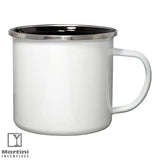 16.9 Oz Iron & Stainless Steel Log Cabin Mug MG691