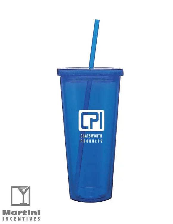 20 oz Acrylic Double Walled Tumbler with Straw [CPI] - CPI_20ozacrylic-1