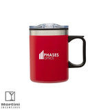 4oz Steel Camping Mug red