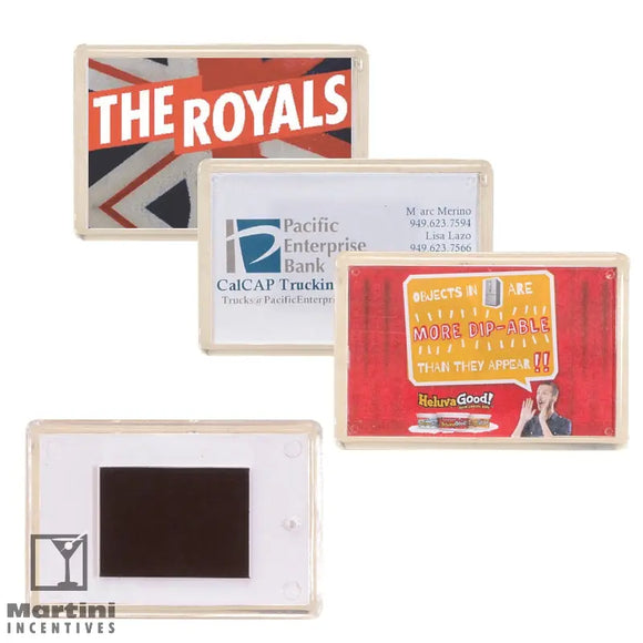 Acrylic Casing Magnet w/ 4 Colors