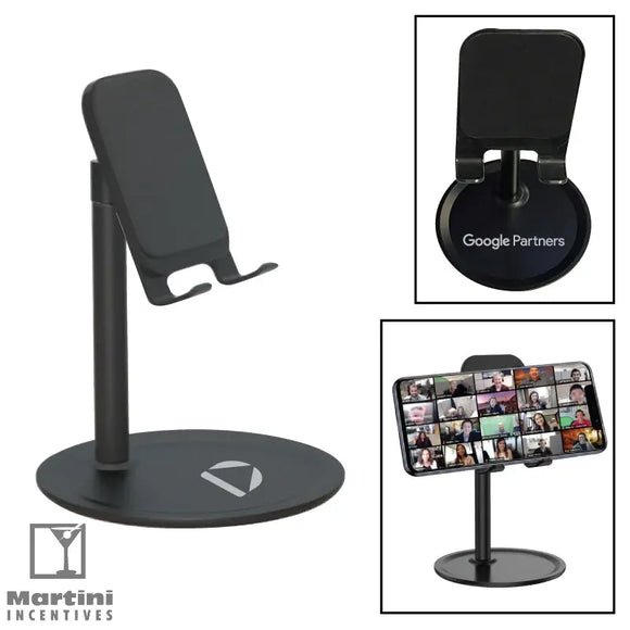 Adjustable Angle Phone Holder Dock & Stand Black