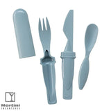Bamboo Fiber Cutlery Set Grey