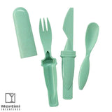 Bamboo Fiber Cutlery Set pieces