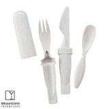 Bamboo Fiber Cutlery Set White