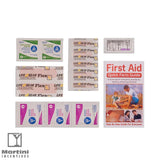 Basic First Aid Kit in a Resealable Plastic Bag content