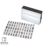 Cinema light box Small characters