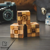 Copperhead Small Wood Puzzle With Logo