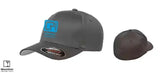 Flexfit Wooly Cotton Fitted Hat Grey