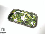 Customizable Metal Rolling Trays hummingbird