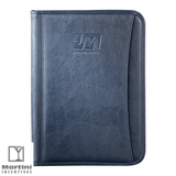 Executive DuraHyde Zippered Padfolio Blue