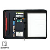 Executive DuraHyde Zippered Padfolio red