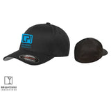 Flexfit Wooly Cotton Fitted Hat - Black