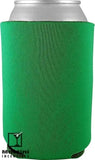 FoamZone Collapsible Can Cooler Green