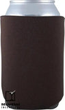 FoamZone Collapsible Can Cooler Brown