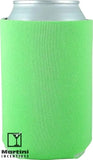 FoamZone Collapsible Can Cooler Apple Green