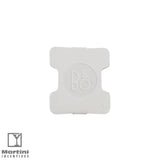 Gilder Leather Earbud Wrap white