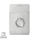 Leeman Shimmer Card Holder With Metal Ring Phone Stand LG257