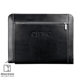 Metropolitan Leather Zippered Padfolio