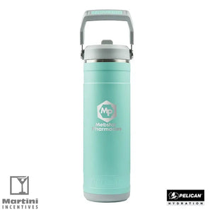 Pelican Pacific™ 26 oz. Recycled Double Wall Stainless Steel Water Bottle - PL1506