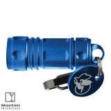 Pelican 1810 LED Keychain Light blue side view