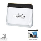 Sadie Satin Clear Cosmetic Bag - CPN-552453921