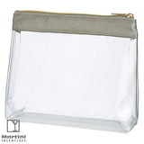 Sadie Satin Clear Cosmetic Bag - CPN-552453921