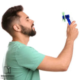 Slim N Slender Misting Fan blowing air