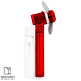Slim N Slender Misting Fan red