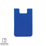 Slim Silicone Smartphone Wallet blue