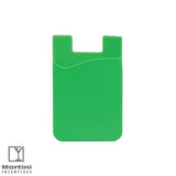 Slim Silicone Smartphone Wallet green