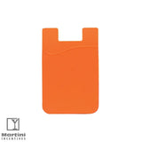Slim Silicone Smartphone Wallet orange