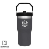 Stanley Flip Straw Tumbler 20 oz black with custom logo