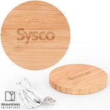 Temora 15W Bamboo Wireless Charging Pad