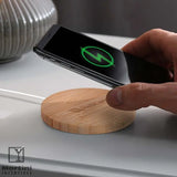 Temora 15W Bamboo Wireless Charging Pad