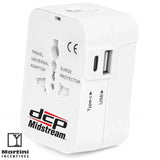 Universal International Travel Adapter USB USB-C