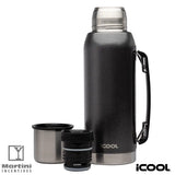 iCOOL® Silverton 34 oz. Double Wall, Stainless Steel Water Bottle - KW3506